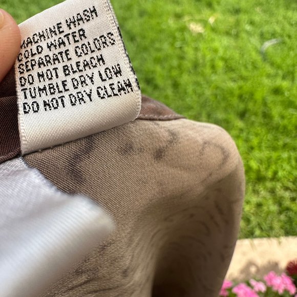 Chico's Design 100% Silk Tunic Top Asian Style Size 2 M/L - Picture 16 of 16